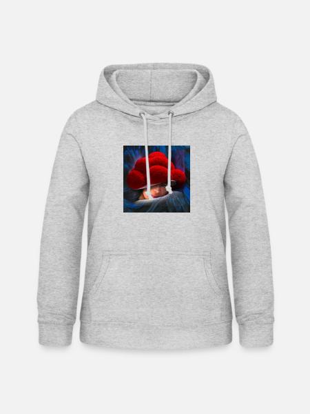 Schwarzwaldmädel 7.0 - Frauen Hoodie - Hellgrau meliert