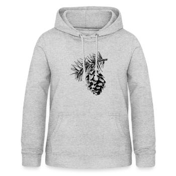 Kegel - Frauen Hoodie - Hellgrau meliert - Vorne - AI Model Female 172 light (172cm)