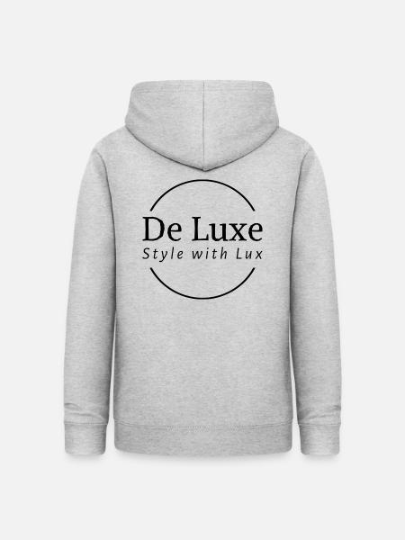 De Luxe - Frauen Hoodie - Hellgrau meliert