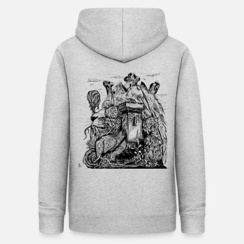 Flos duelatorum - Women's Hoodie - light heather grey