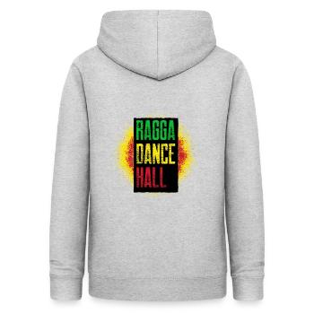 Danse - Musique - Ragga Dancehall - Sweat à capuche Femme - gris clair chiné - Dos - AI Model Female 172 light (172cm)