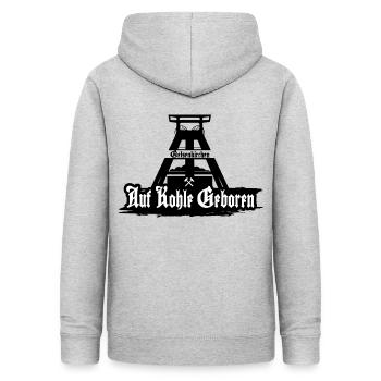 Gelsenkirchen - Women's Hoodie - light heather grey - Back - AI Model Female 172 light (172cm)