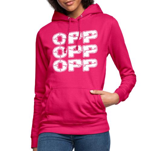 OPP Logo White - Naisten huppari