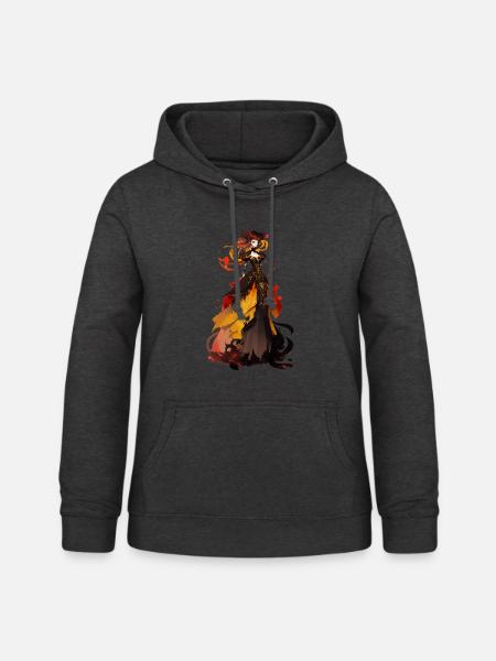 Drachen 1 - Frauen Hoodie - Anthrazit
