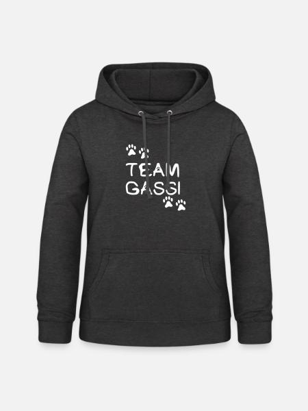 team gassi 01 - Frauen Hoodie - Anthrazit