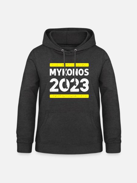 Mykonos 2023 - Frauen Hoodie - Anthrazit