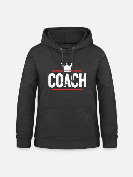 Coach Trainer - Frauen Hoodie - Anthrazit