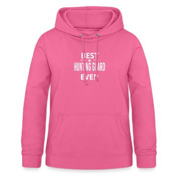 Der beste HUNTING GUARD aller Zeiten - Frauen Hoodie - Pink - Vorne - AI Model Female 172 light (172cm)