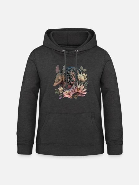 Gürteltier - Frauen Hoodie - Anthrazit