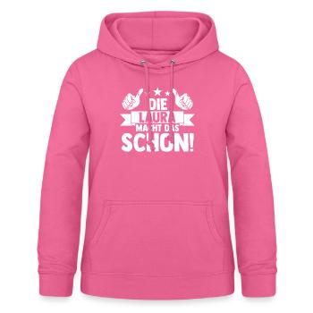 Laura - Frauen Hoodie - Pink - Vorne - AI Model Female 172 light (172cm)