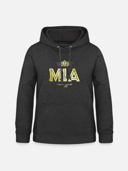Mia - Frauen Hoodie - Anthrazit