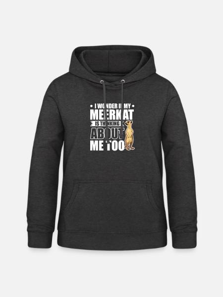 Erdmännchen Surikat Meerkat - Frauen Hoodie - Anthrazit