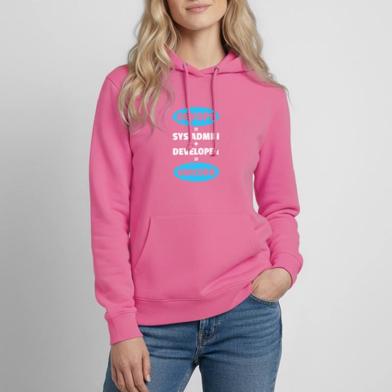Sys-Admin Developer Devops Engineer Unicorn Women's Hoodie