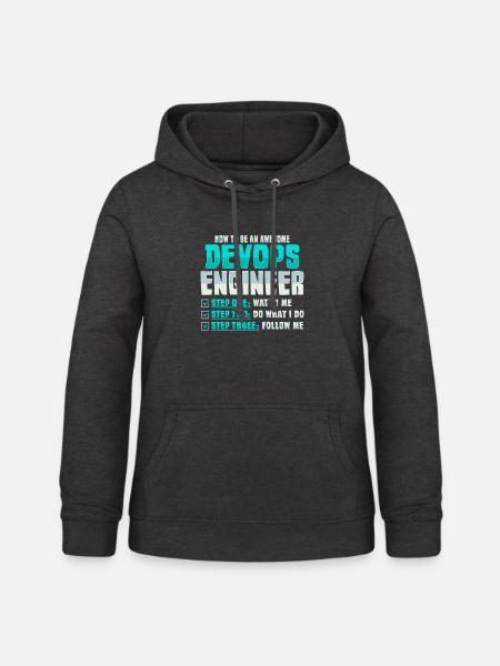 Devops Sys-Admin Entwickler - Frauen Hoodie - Anthrazit
