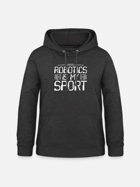 Robot Robotics Engineer Robotics - Frauen Hoodie - Anthrazit