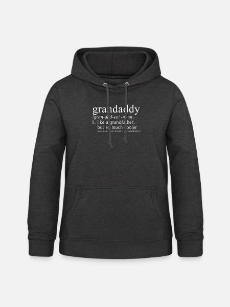 Großvater - Frauen Hoodie - Anthrazit