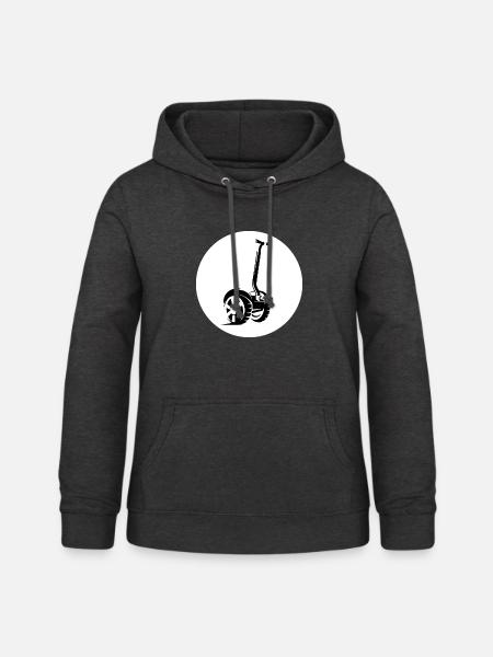 E-Scooter E-Roller Scooter - Frauen Hoodie - Anthrazit
