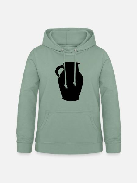 Bembel Bembel Bembel - Frauen Hoodie - Graugrün