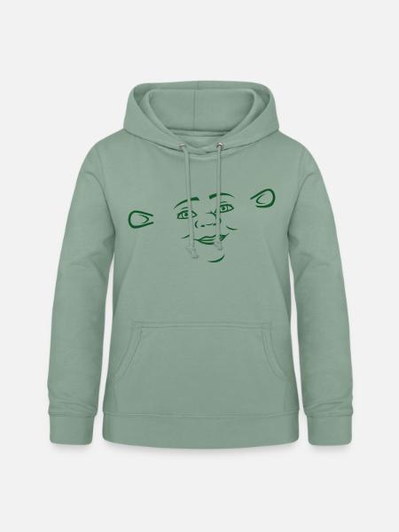 Shrek Kostümdesign Fiona - Frauen Hoodie - Graugrün