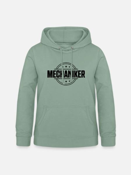 Mechaniker Beruf - Frauen Hoodie - Graugrün
