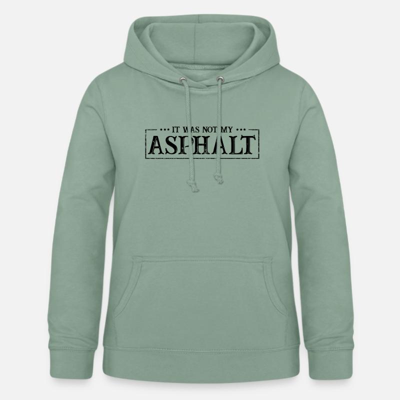 Concrete builder design for construction workers and construction site - Women's Hoodie - steel green