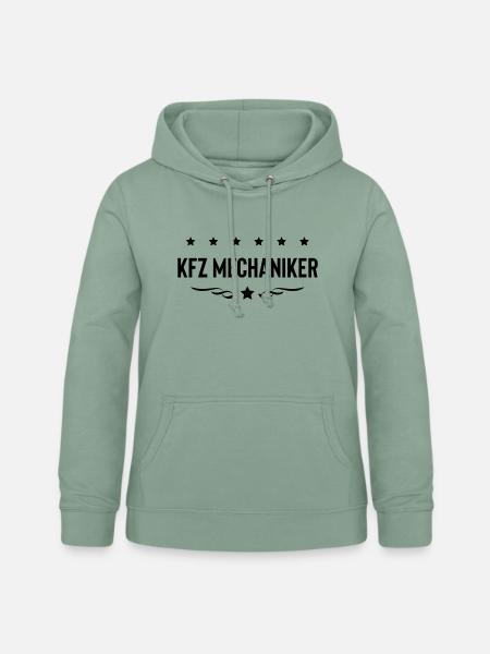 KFZ Mechaniker Beruf - Frauen Hoodie - Graugrün