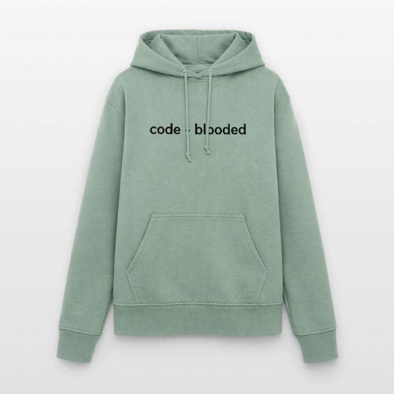 Code Blooded Programming Software Developer Admin Frauen Hoodie