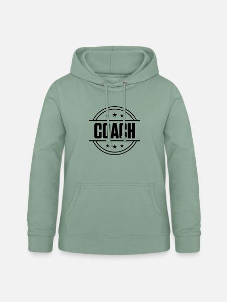 Coach Trainer - Frauen Hoodie - Graugrün