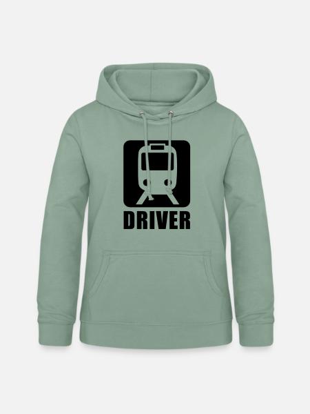 U-Bahn Driver - Frauen Hoodie - Graugrün