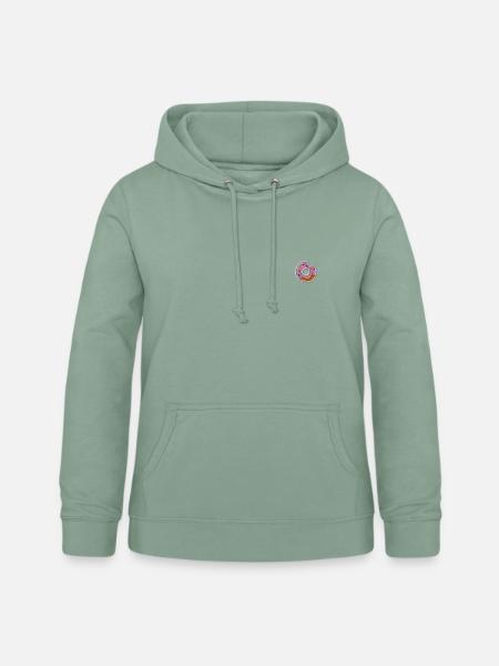 Donut - Frauen Hoodie - Graugrün