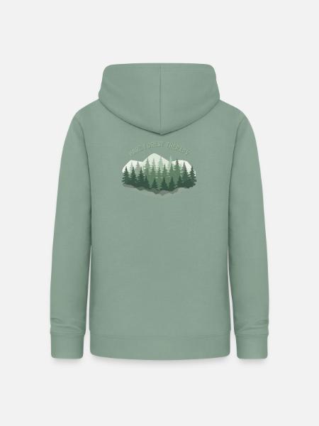 Harz Forest Therapy - Frauen Hoodie - Graugrün