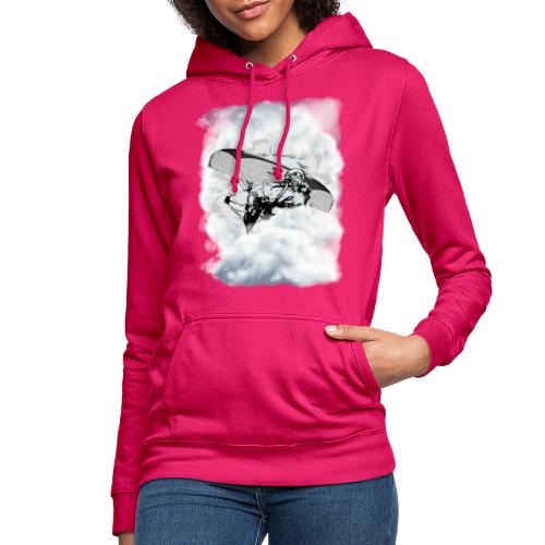 You can fly. Paragliding in the clouds - Women's Hoodie