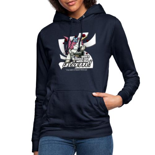 Don't mess up with the unicorn - Frauen Hoodie