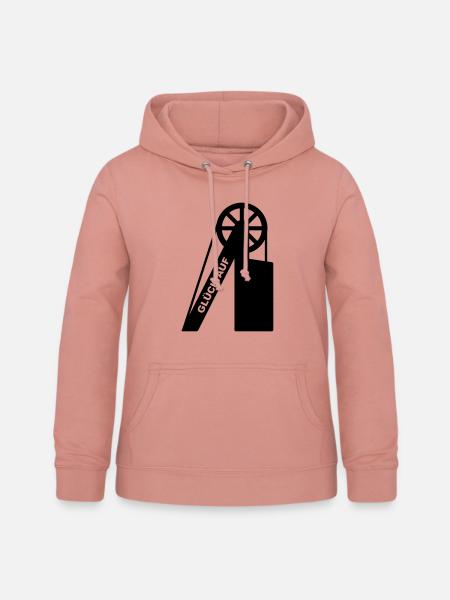 Glück Auf Förderturm - Frauen Hoodie - Altrosa