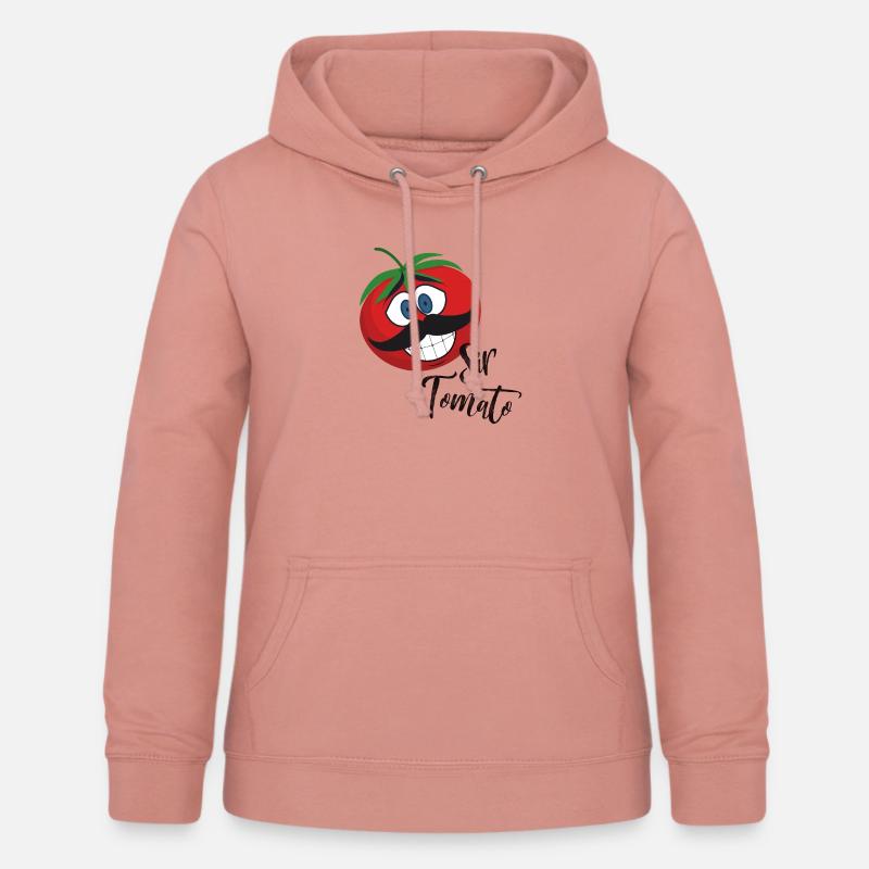 SIR TOMATE | idée cadeau - Sweat à capuche Femme - rose poudré