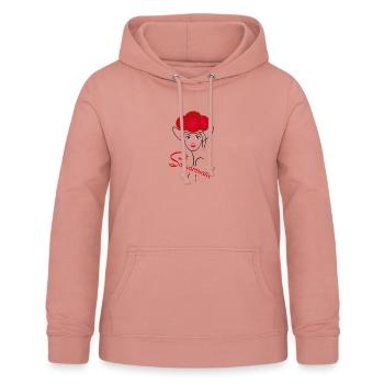 Black Forest - Women's Hoodie - dusky rose - Front - AI Model Female 172 light (172cm)