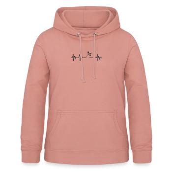 Surfer Surfen Welle Wellenreiten Wassersport Sport - Frauen Hoodie - Altrosa - Vorne - AI Model Female 172 light (172cm)