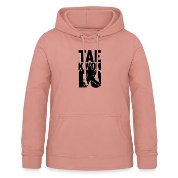 taekwondo Shirt Geschenk für tae-kwon-do kämpfer - Frauen Hoodie - Altrosa - Vorne - AI Model Female 172 light (172cm)