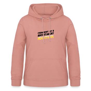 Provokation Bier Lustige Sprüche - Frauen Hoodie - Altrosa - Vorne - AI Model Female 172 light (172cm)