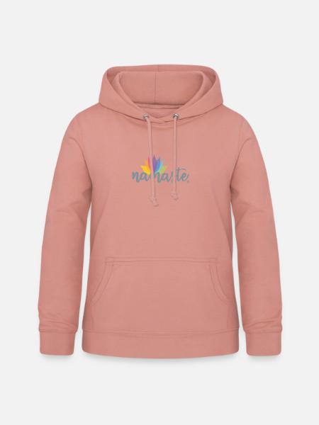 NAMASTE - Frauen Hoodie - Altrosa