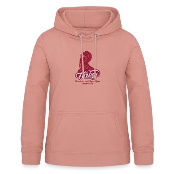 Turquie Ugliest Animal Funny Thanksgiving imprimer - Sweat à capuche Femme - rose poudré - Devant - AI Model Female 172 light (172cm)