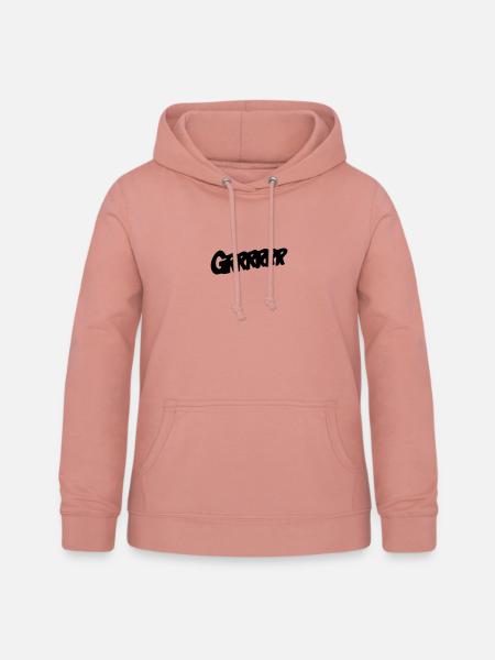 grrr - Frauen Hoodie - Altrosa