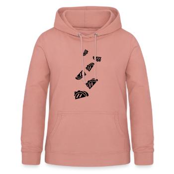 Hot dog hunger - Women's Hoodie - dusky rose - Front - AI Model Female 172 light (172cm)
