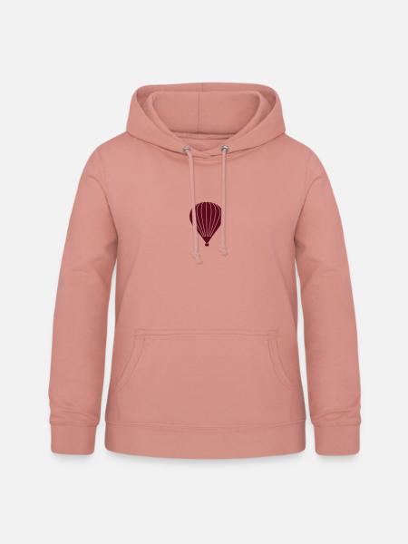 Heißluftballon - Frauen Hoodie - Altrosa
