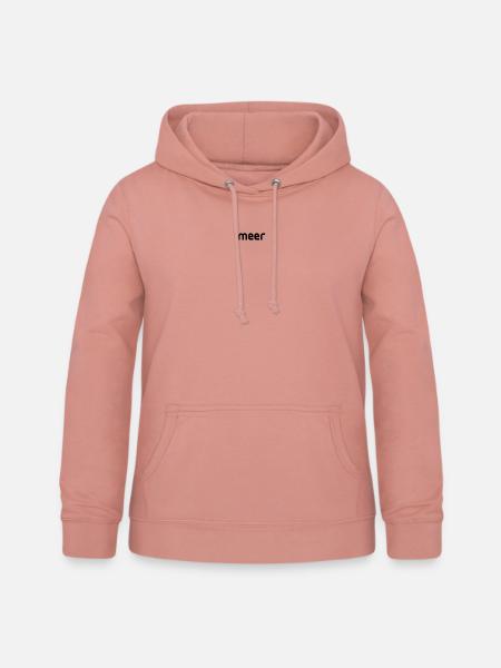 meer. - Frauen Hoodie - Altrosa