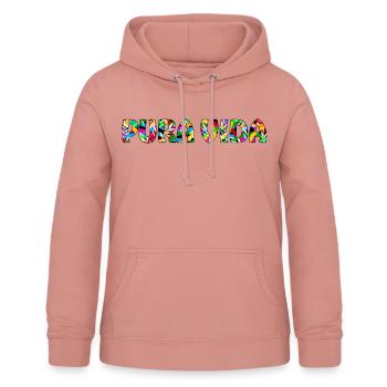 Pura Vida Summer Sun Sea Beach Dictons drôles - Sweat à capuche Femme - rose poudré - Devant - AI Model Female 172 light (172cm)