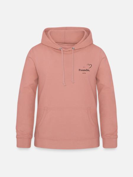 Beste Freundin - Frauen Hoodie - Altrosa