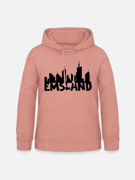 Emsland - Frauen Hoodie - Altrosa
