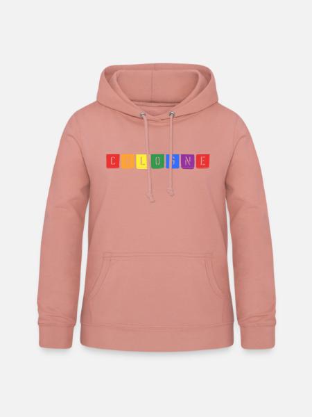 Rainbow Cologne - Frauen Hoodie - Altrosa