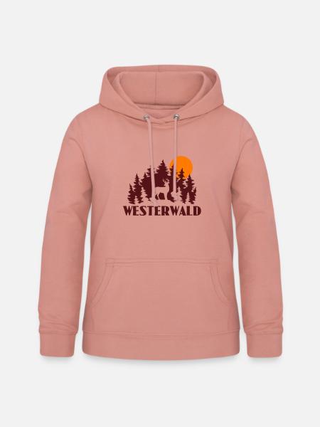 Westerwald - Frauen Hoodie - Altrosa